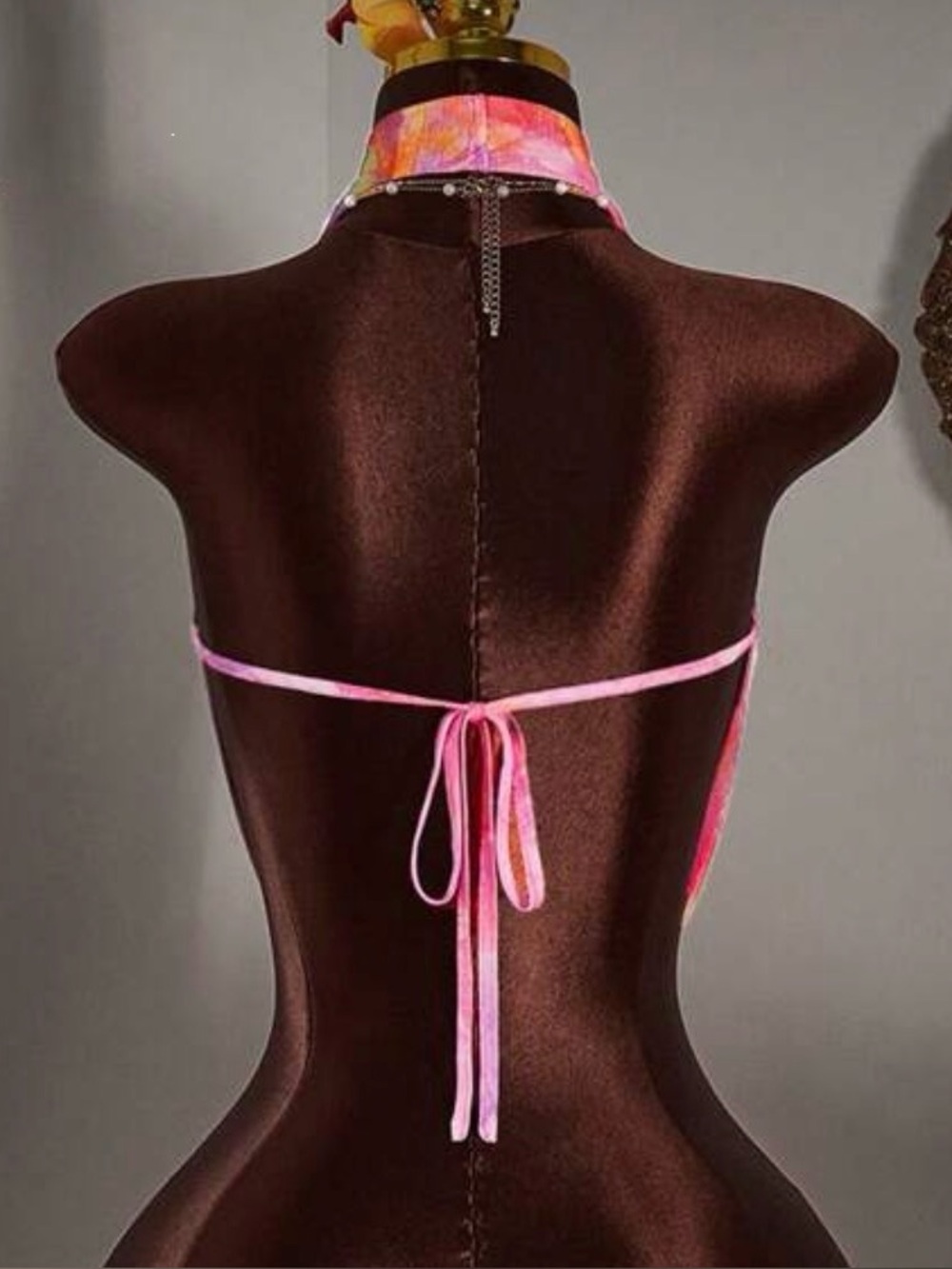 Multicolor Halter Top - Picture 3 of 3